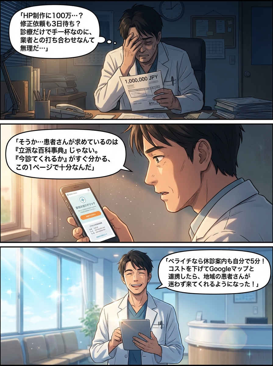 ペライチでクリニック集患は可能？失敗しない制作のコツと医療広告の注意点