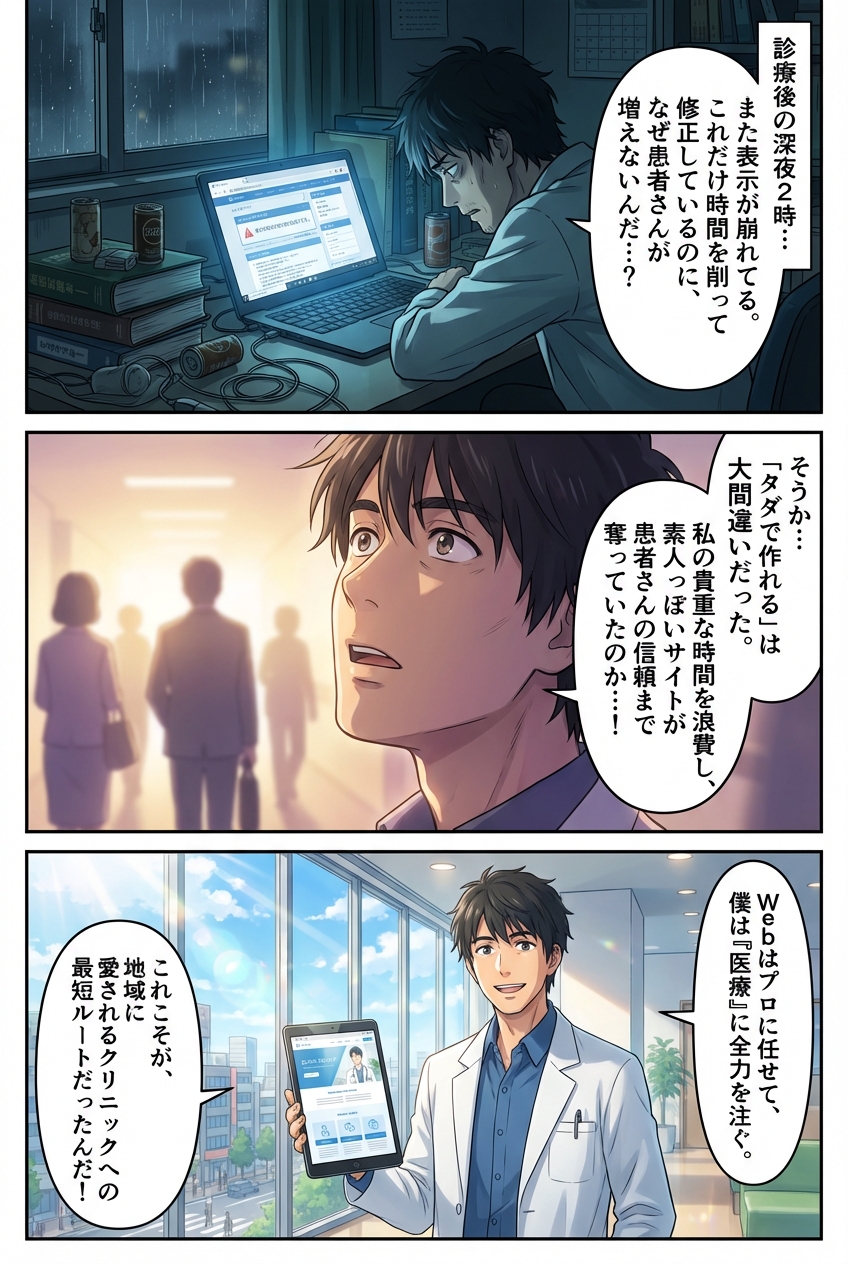 クリニックのホームページ自作に限界を感じる理由｜集患と医療広告ガイドラインの壁