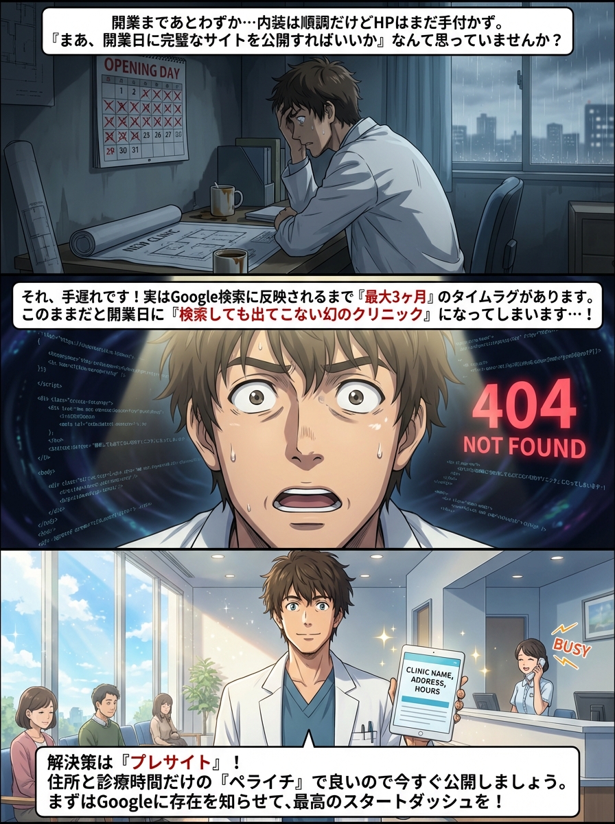 新規開業でクリニックのホームページが「すぐ必要」な方へ：最短で公開する手順と最低限抑えるべきポイント