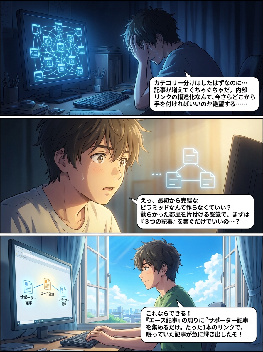 内部リンクの構造化が「難しい」を卒業する。失敗しない整理術と設計の全手順