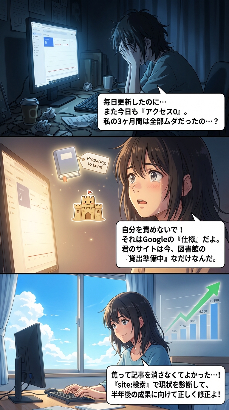 ブログ3ヶ月で成果なしは「普通」？挫折を回避する診断チェックリストと改善策