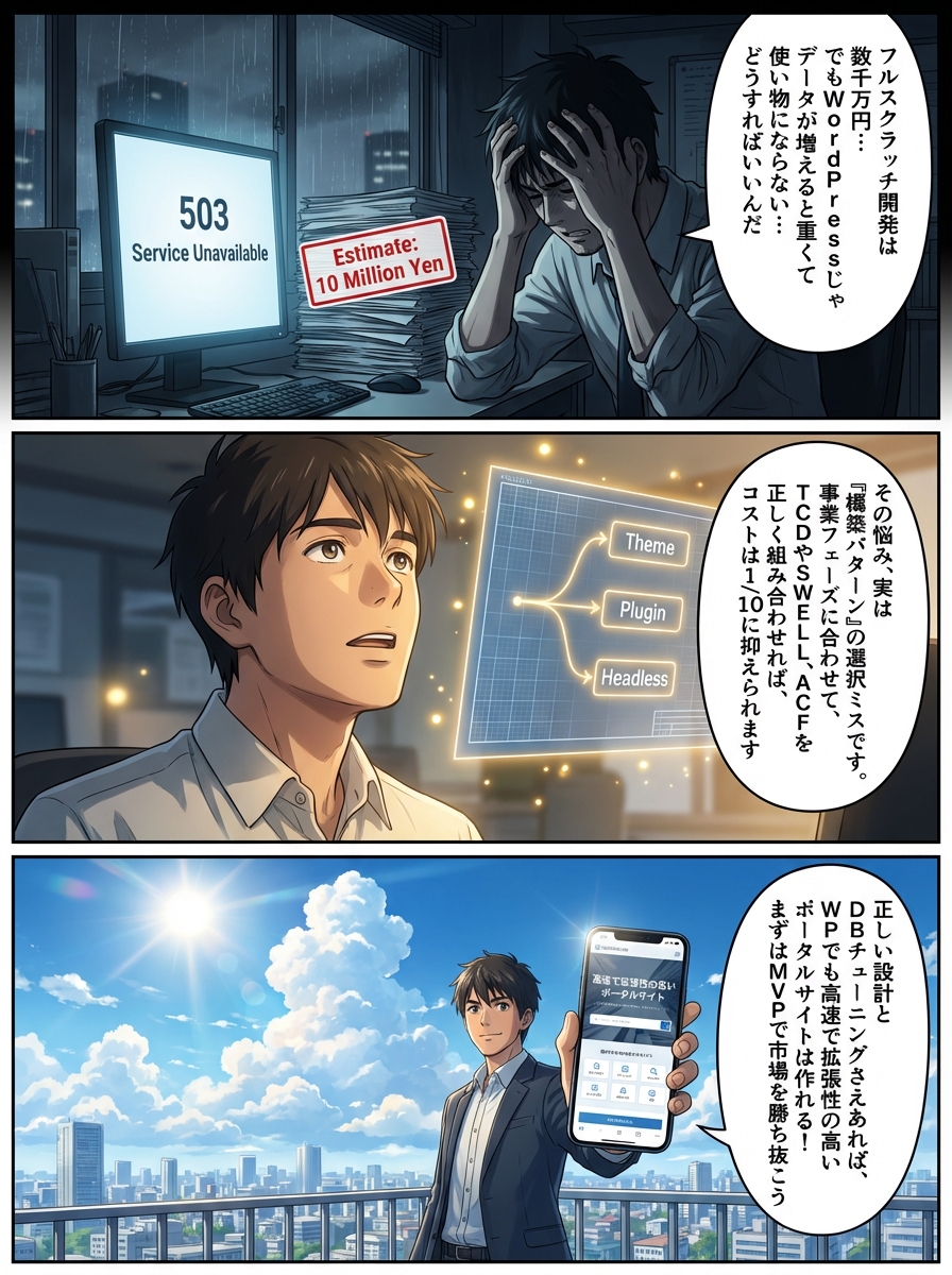 WordPressでポータルサイトを構築する全手順|費用・テーマ・成功事例をプロが徹底解説