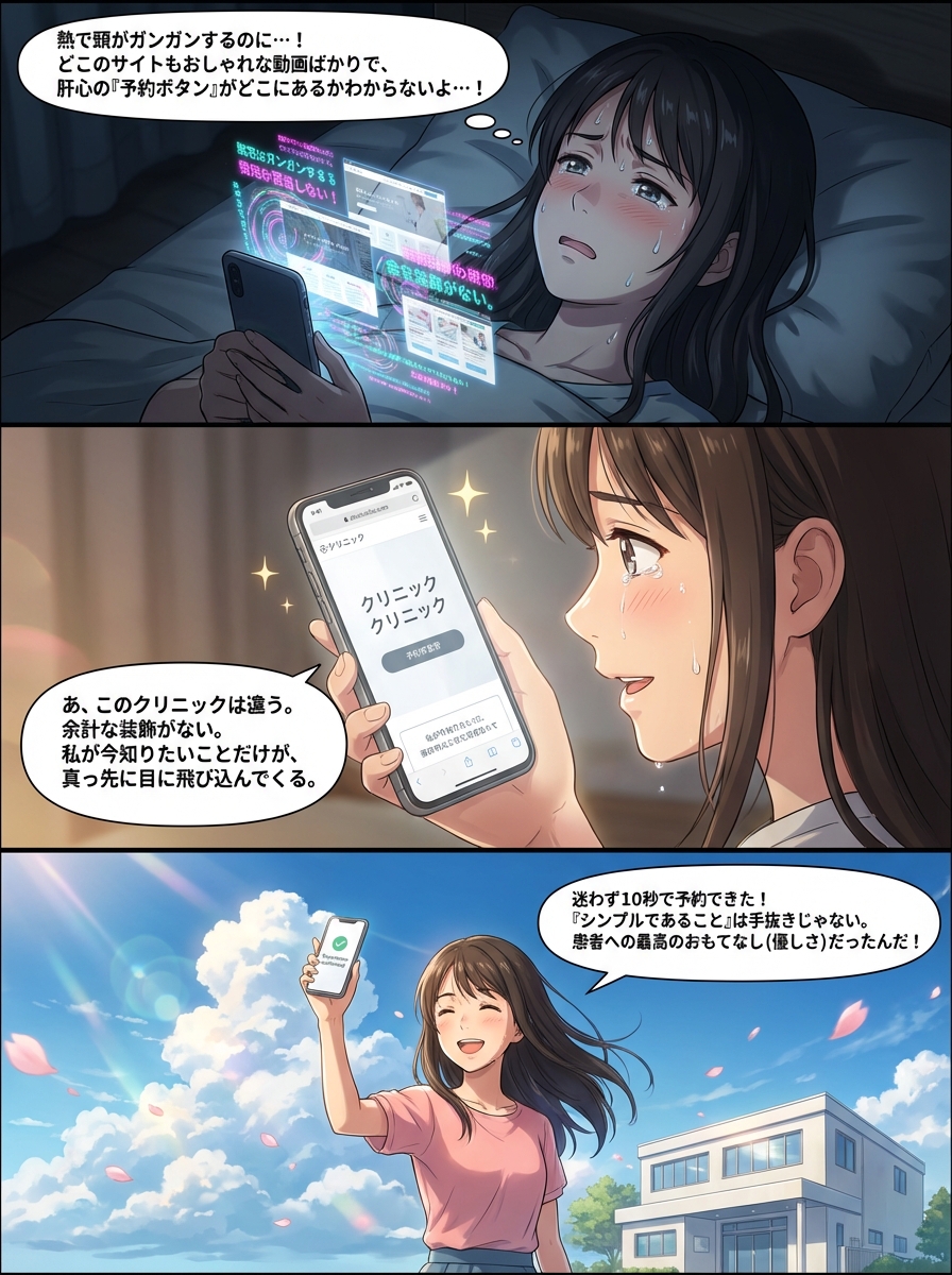 クリニックのホームページはシンプルが正解｜患者に選ばれる構成と必須5項目