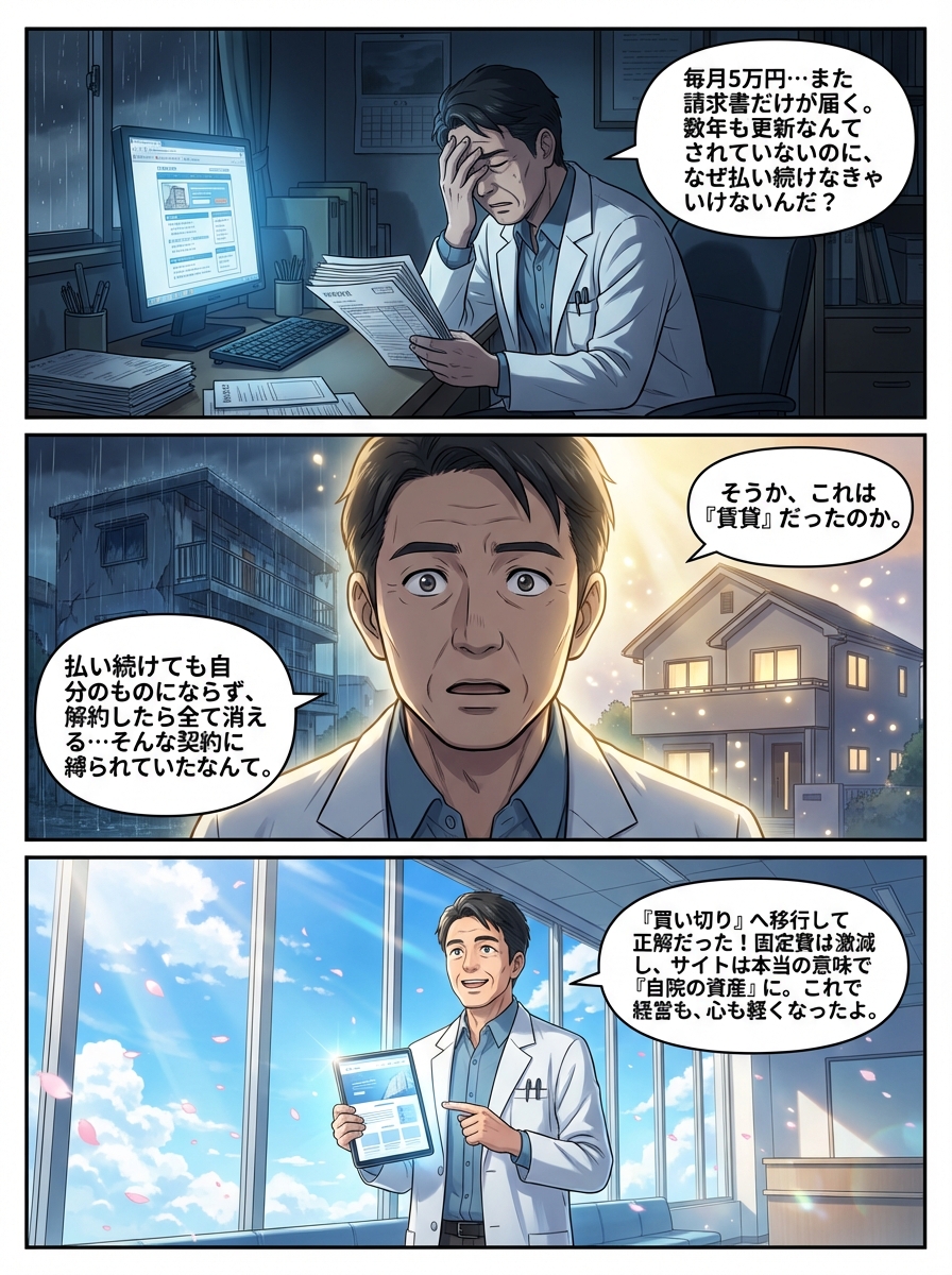 病院ホームページ制作を買い切り型で依頼するメリット・デメリット｜失敗しない会社選びの重要ポイント