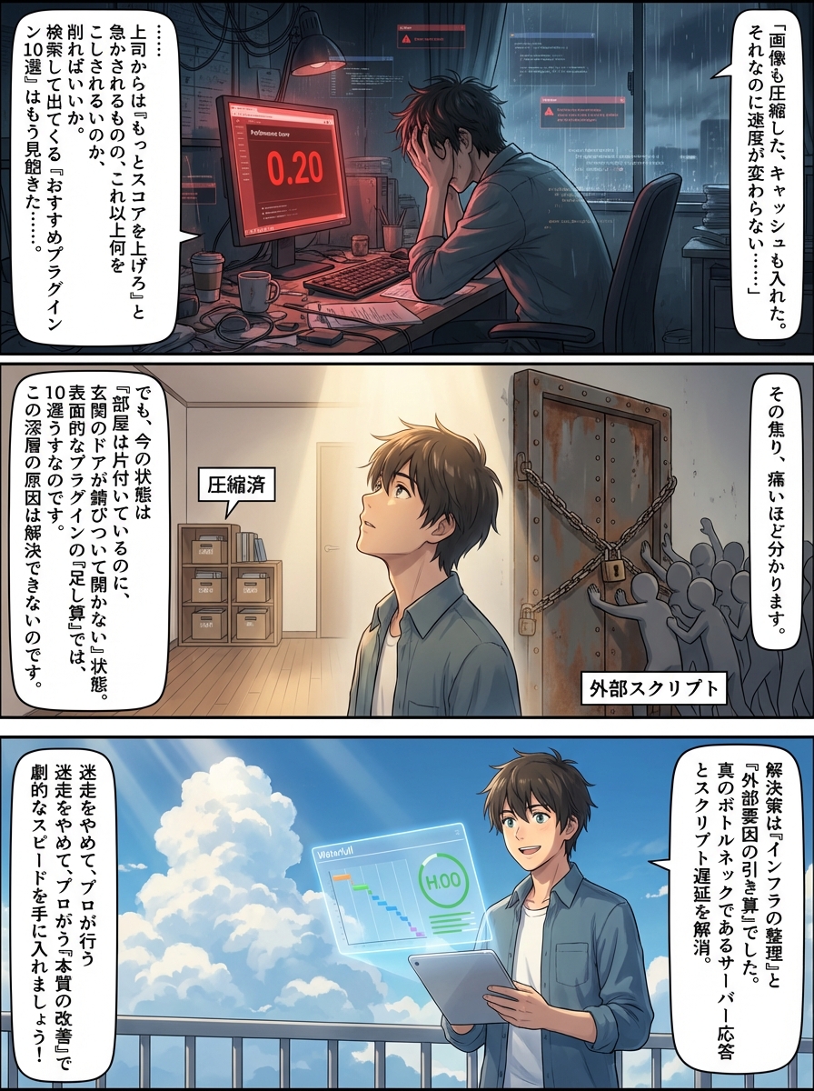 サイト表示速度が「どうしても改善できない」時の解決策｜標準的な施策でダメな理由