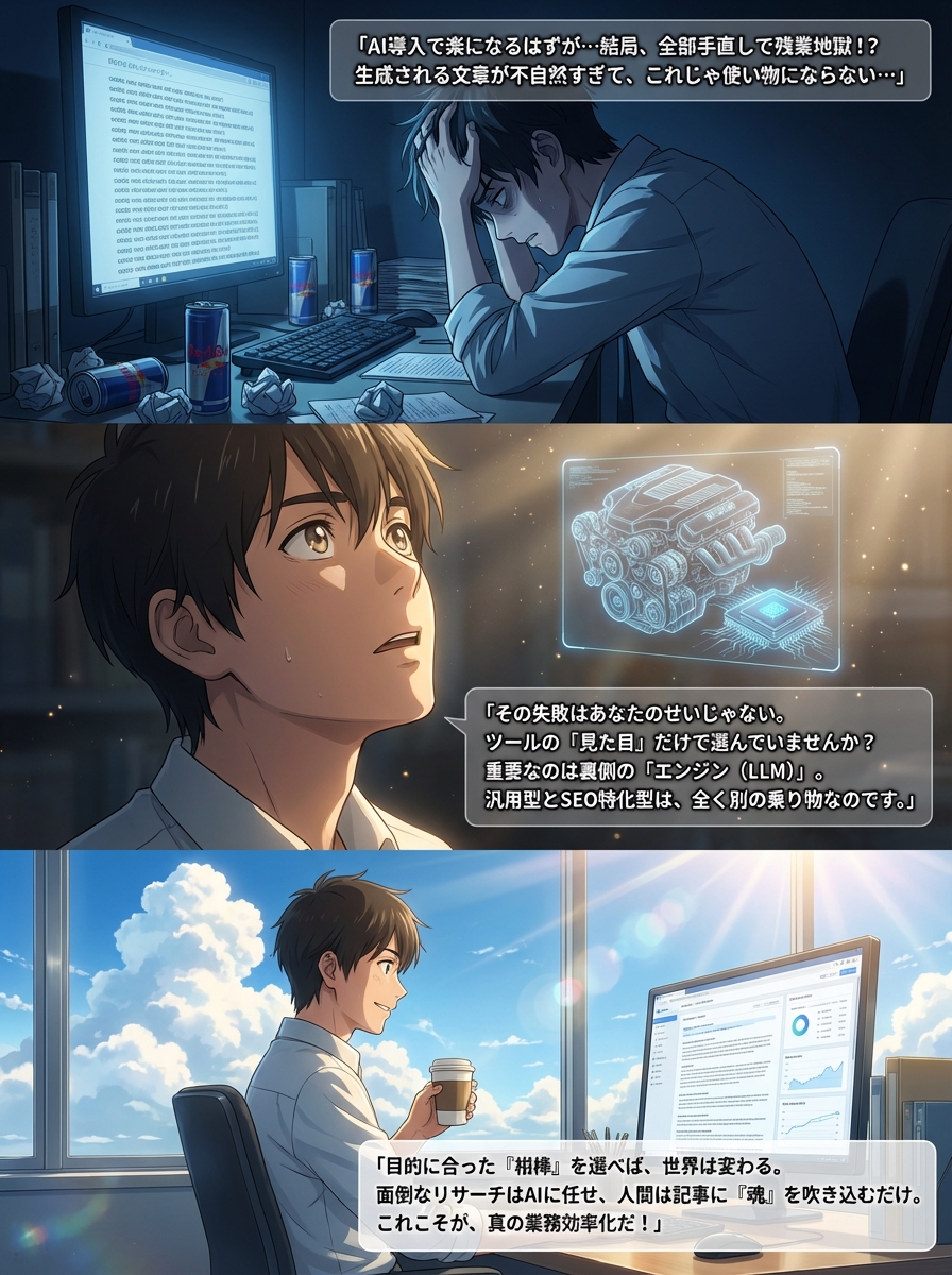 AIライティングツール比較｜目的別のおすすめと失敗しない選び方の決定版