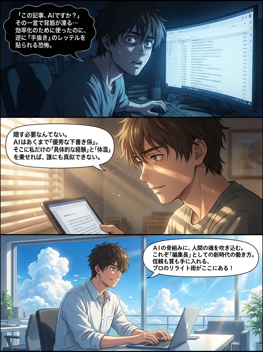ChatGPTで作成した記事はバレる？見抜かれる理由とAIを最強の相棒に変える執筆術