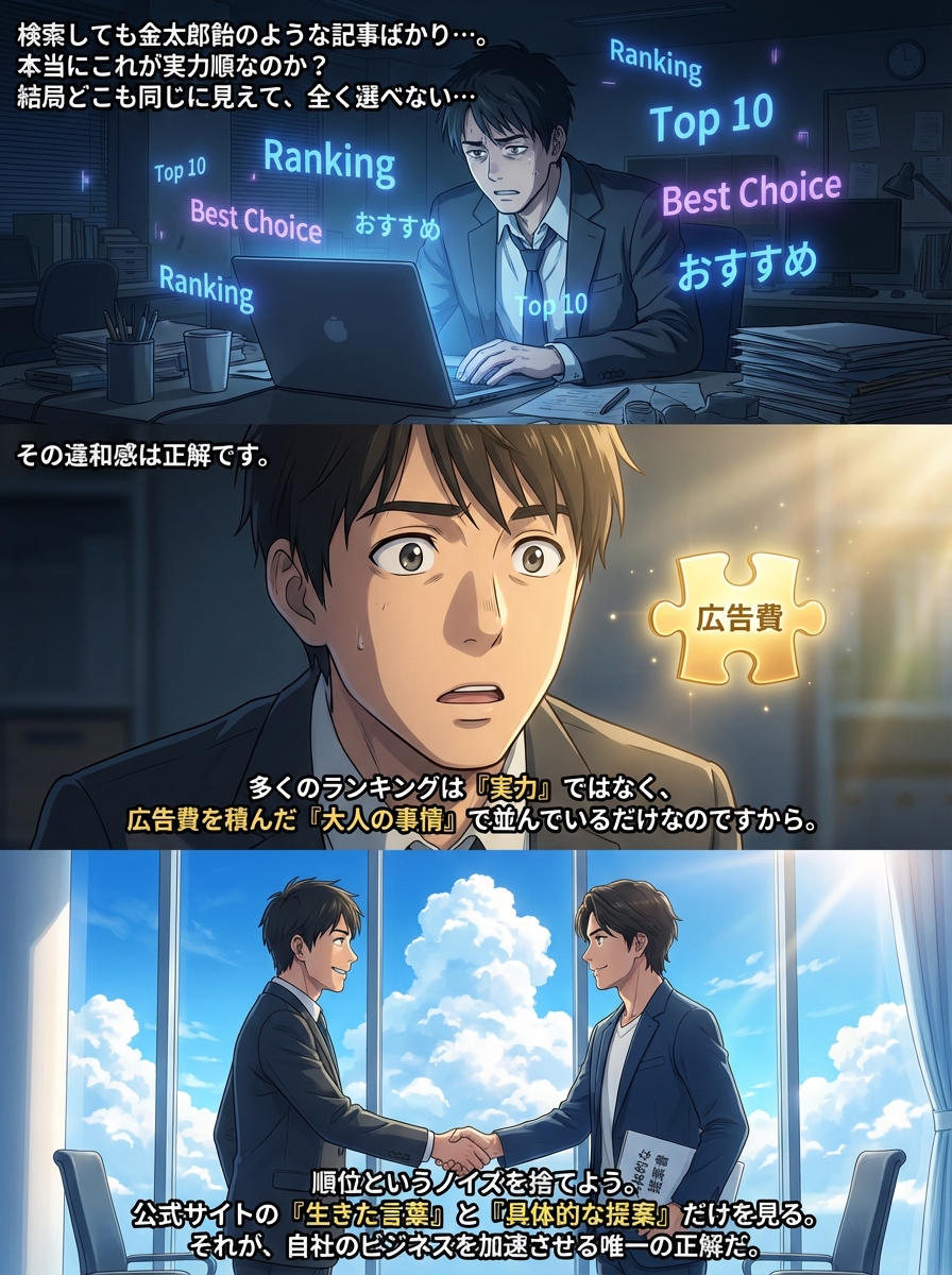 制作会社の比較サイトが「信用できない」理由と、プロが教える失敗しない選び方