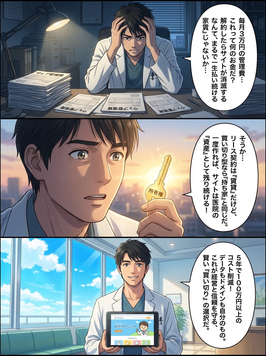 小児科クリニックのホームページ制作を「買い切り」にするメリット・デメリット｜失敗しない会社選びのポイント