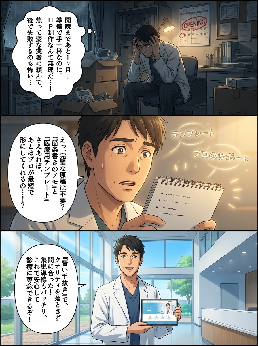 病院ホームページ制作を短納期で成功させる秘訣｜忙しい院長が準備すべきことと会社選びの基準