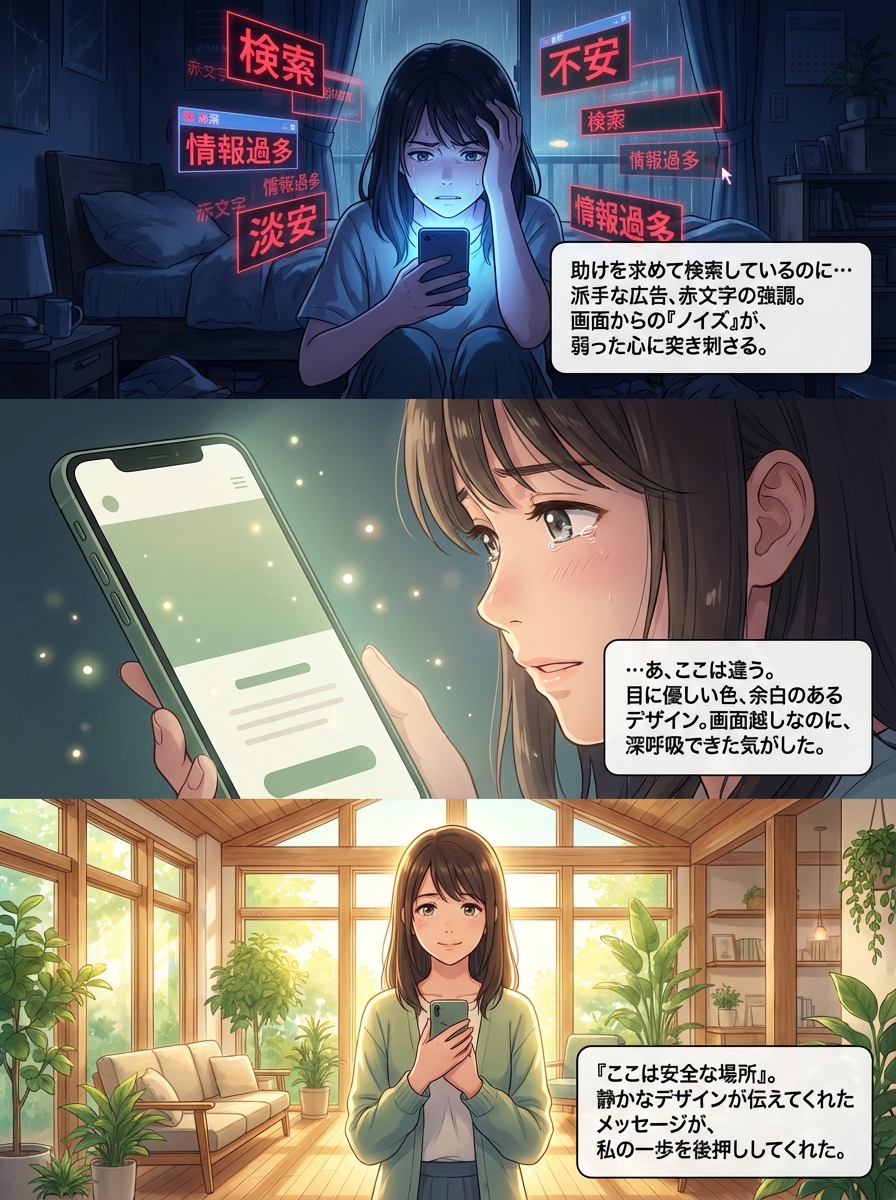 心療内科のホームページ制作｜「落ち着いたデザイン」で患者の不安を和らげる重要ポイント