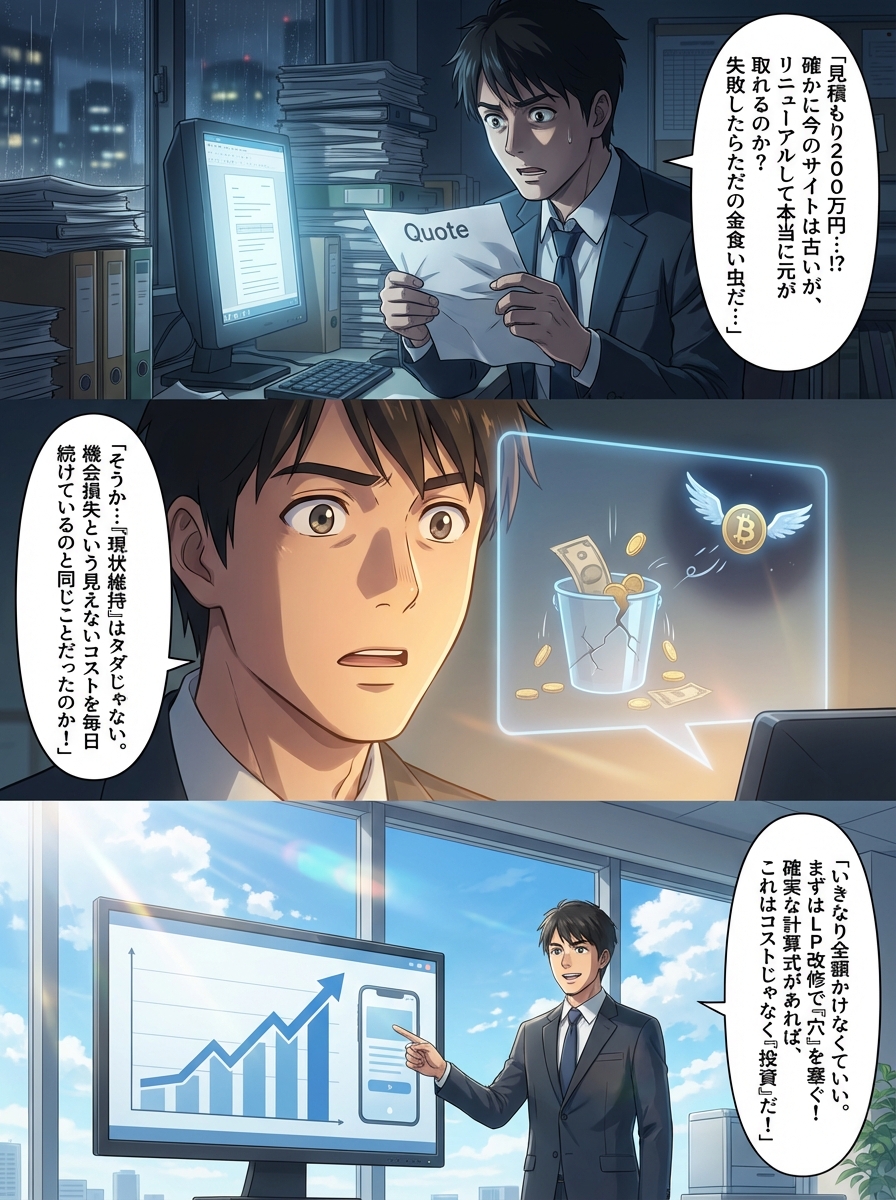 ホームページリニューアルの費用対効果を最大化する計算式と投資判断の基準