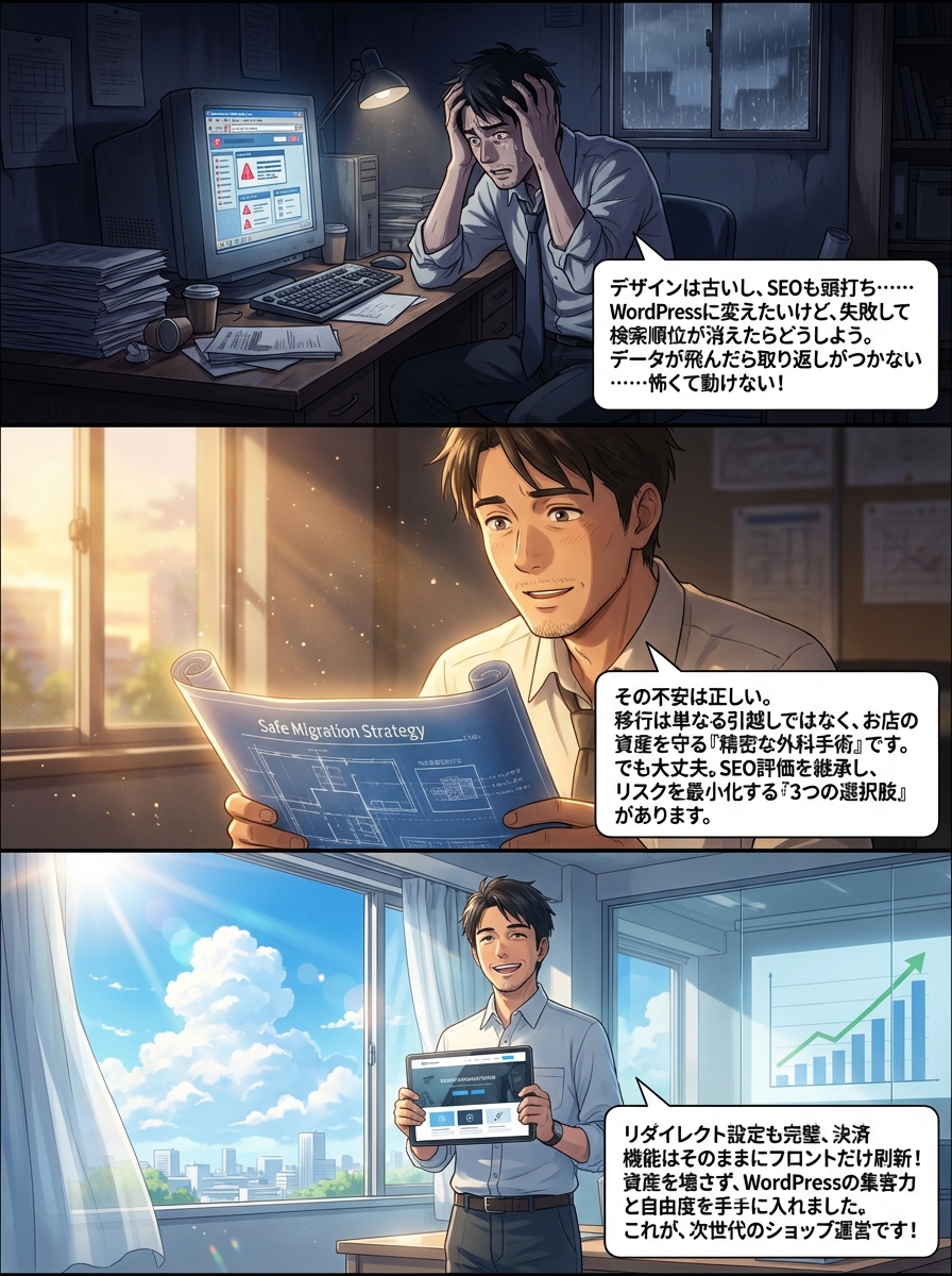ショップサーブからWordPressへ移行する全手法｜失敗しない手順と注意点を徹底解説