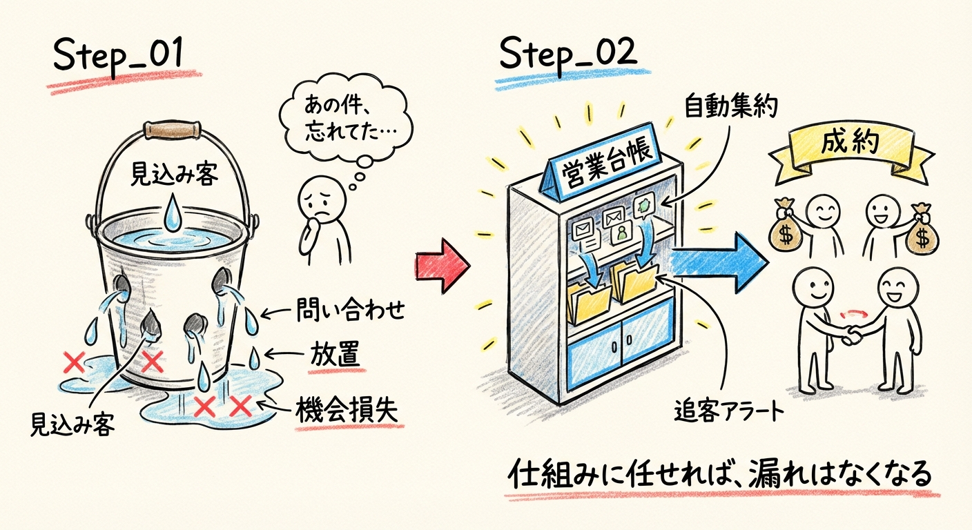 売上を逃さない営業台帳を自動生成、というコンセプトで出品してみた。　https://coconala.com/services/4051918
