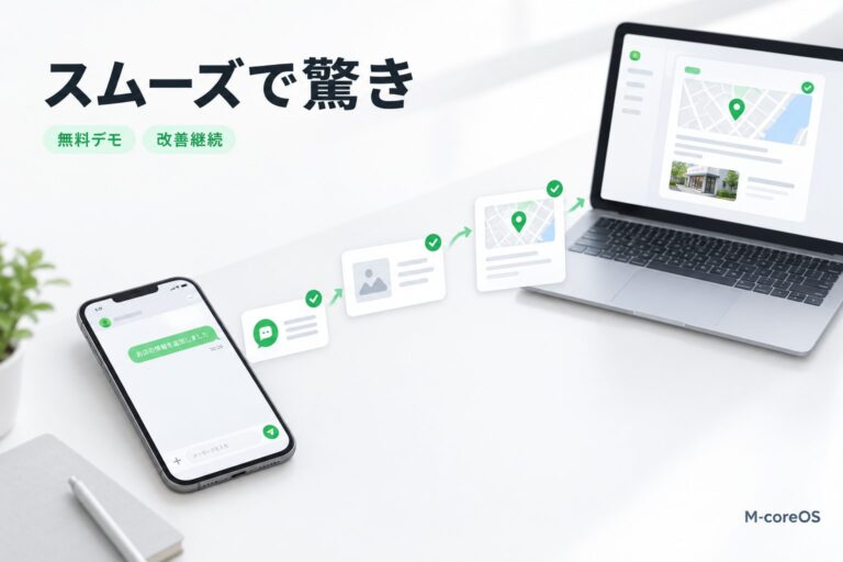 無料デモで「とてもスムーズ」と感じていただいた体験について