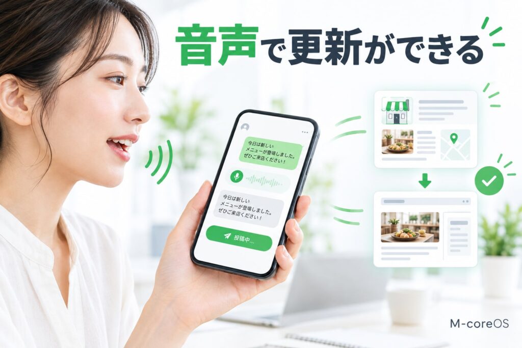 LINEの音声メモからGoogleマップ投稿へ、更新の負担を減らす仕組み
