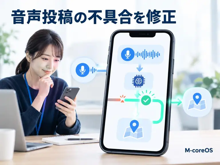 LINE音声メモの投稿処理が途中で止まる不具合を修正しました